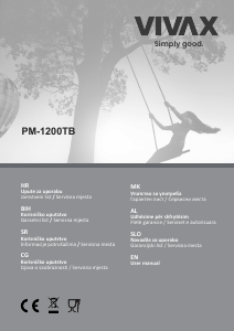 Bruksanvisning Vivax PM-1200 TB Crepéjärn