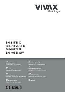 Manual Vivax BH-31TVCCI G Hob