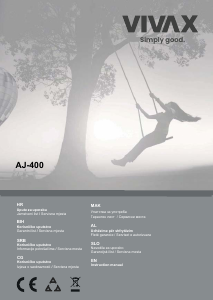 Manuál Vivax AJ-400 Odšťavňovač