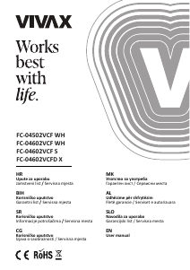 Bruksanvisning Vivax FC-04602VCF WH Spis