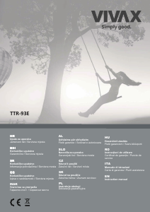 Manuale Vivax TTR-93E Frigorifero