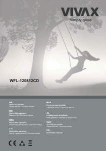 Прирачник Vivax WFL-120812CD Машина за перење алишта