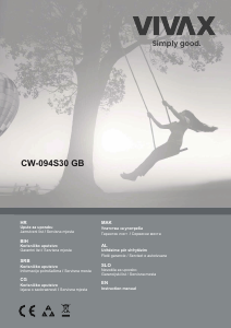 Priručnik Vivax CW-094S30 GB Ormarić za vino