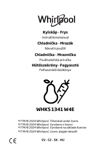 Bruksanvisning Whirlpool WHKS 1341 W4E Kyl-frys