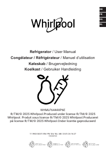 Mode d’emploi Whirlpool WHMLF 6444 XP6E Réfrigérateur