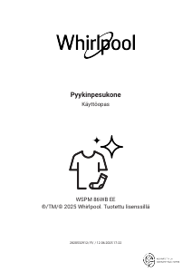 Käyttöohje Whirlpool WSPM 86WB EE Pesukone