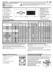 Manual Whirlpool FFB 10489 WV SPT Máquina de lavar roupa