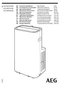 Manual de uso AEG ACU7677CSW Aire acondicionado