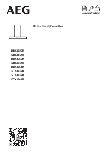 Bruksanvisning AEG DBX4651M Köksfläkt
