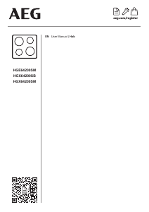 Manual AEG HGE64200SM Hob