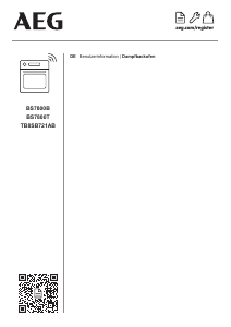 Bedienungsanleitung AEG TB8SB721AB Backofen