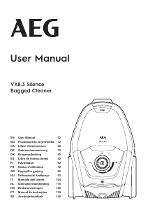 Käyttöohje AEG VX83-2EBR Pölynimuri