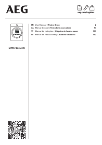 Manual AEG LWR7304L4W Washer-Dryer