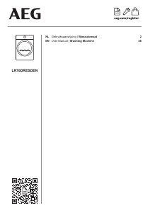 Bruksanvisning AEG LR76DRESDEN Tvättmaskin