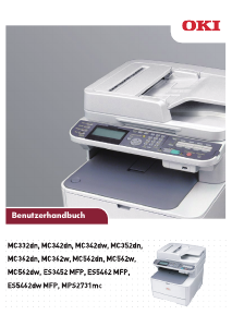 Bedienungsanleitung OKI MC352dn Multifunktionsdrucker