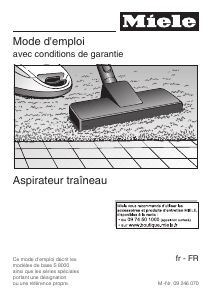 Mode d’emploi Miele S 8790 Aspirateur