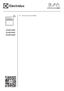 Manuale Electrolux KOXBP28WH Forno
