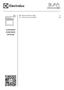 Manuale Electrolux EOX8P08WH Forno