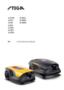 Bruksanvisning Stiga A 8V Gräsklippare