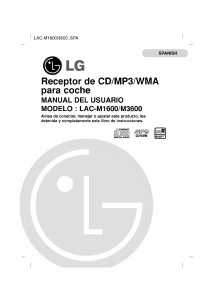 Manual de uso LG LAC-M3600 Radio para coche