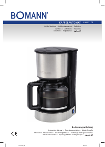 Manual de uso Bomann KA 6071 CB Máquina de café