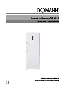 Handleiding Bomann GS 7371 Vriezer