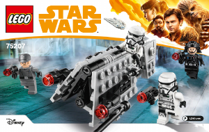 Manual Lego set 75207 Star Wars Imperial patrol battle pack