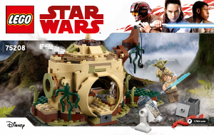 Bruksanvisning Lego set 75208 Star Wars Yodas hjem