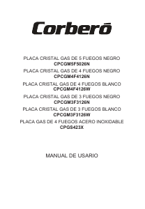 Manual Corberó CPCGM4F4126W Placa