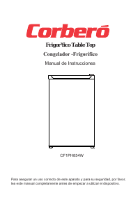 Manual de uso Corberó CF1PH8554X Refrigerador