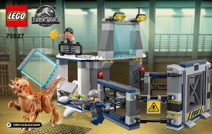 Manual Lego set 75927 Jurassic World Stygimoloch Breakout