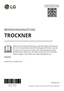 Bedienungsanleitung LG RT90X7B Trockner