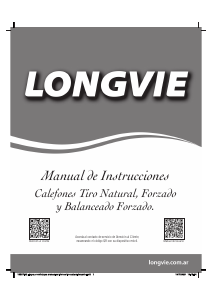Manual de uso Longvie CBF15 Calentador de agua