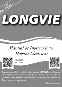 Manual de uso Longvie HEQX60X Horno