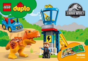 Használati útmutató Lego set 10880 Duplo T. rex torony