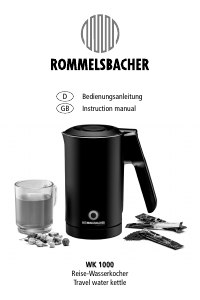 Manual Rommelsbacher WK 1000 Kettle