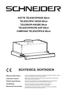 Manual de uso Schneider SCHT635CN Campana extractora