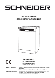 Bedienungsanleitung Schneider SCDW1347D Geschirrspüler
