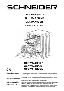 Bedienungsanleitung Schneider SCDW1446IDW Geschirrspüler