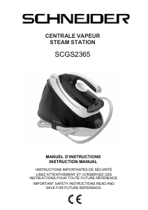 Bruksanvisning Schneider SCGS2365 Strykjärn