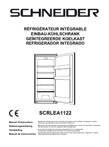 Mode d’emploi Schneider SCRLEA1122 Réfrigérateur