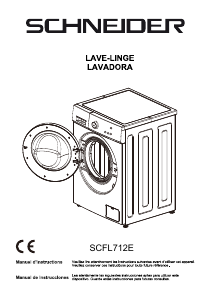 Mode d’emploi Schneider SCFL712E Lave-linge