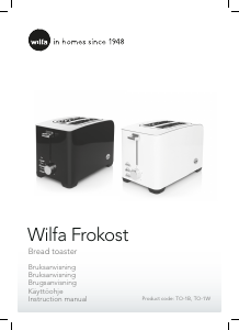 Brugsanvisning Wilfa TO-1W Brødrister