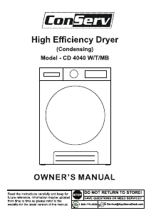 Manual Equator CD 4040 Dryer