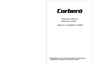 Manual de uso Corberó CF1PG90RN Refrigerador