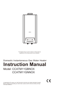 Handleiding Corberó CCATM11GNNOX Geiser