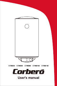 Handleiding Corberó CTWB200 Boiler