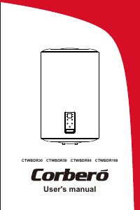 Handleiding Corberó CTWBDR30 Boiler