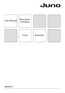 Manual Juno JB094C7 Oven