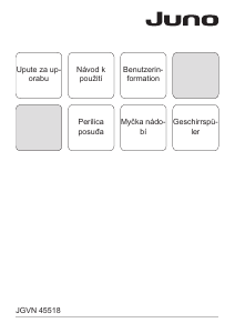 Manuál Juno JGVN45518 Myčka na nádobí